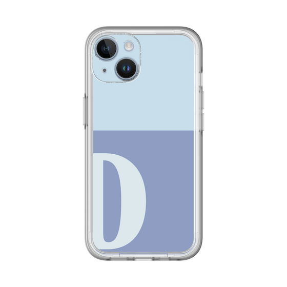 Slim Protection Premium Case［ オリジナル - initial two tone - D blue ］