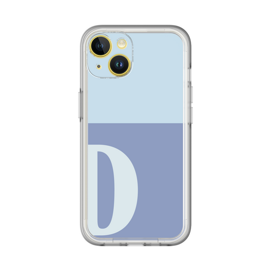 Slim Protection Premium Case［ オリジナル - initial two tone - D blue ］