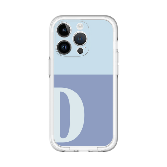 Slim Protection Premium Case［ オリジナル - initial two tone - D blue ］