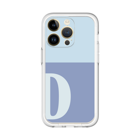 Slim Protection Premium Case［ オリジナル - initial two tone - D blue ］