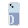 Slim Protection Premium Case［ オリジナル - initial two tone - D blue ］