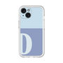 Slim Protection Premium Case［ オリジナル - initial two tone - D blue ］