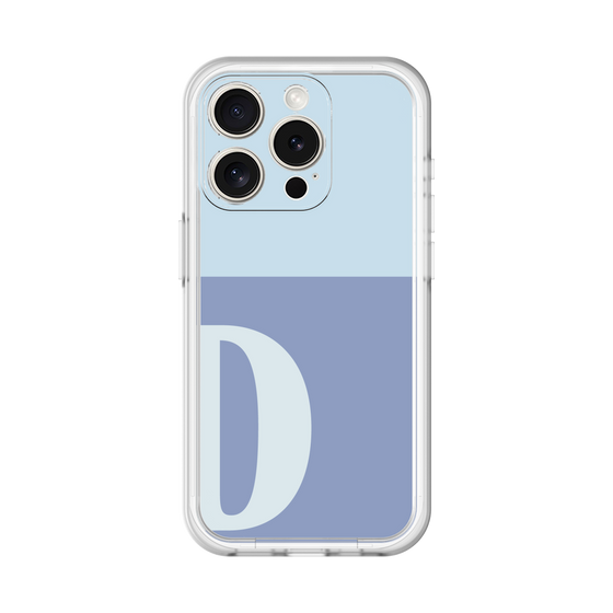 Slim Protection Premium Case［ オリジナル - initial two tone - D blue ］