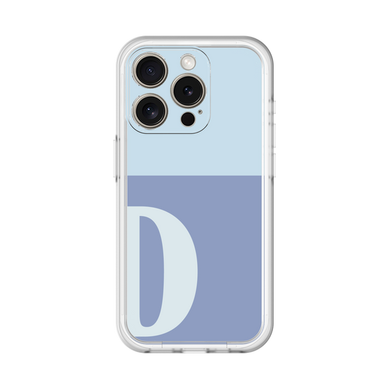 Slim Protection Premium Case［ オリジナル - initial two tone - D blue ］