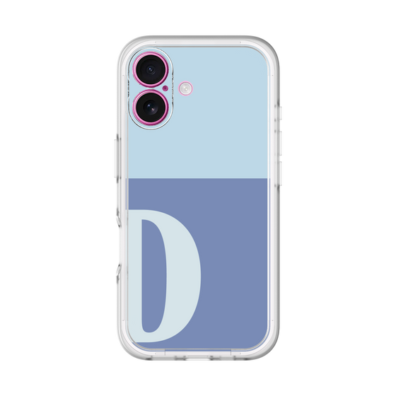 Slim Protection Premium Case［ オリジナル - initial two tone - D blue ］