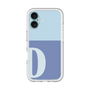 Slim Protection Premium Case［ オリジナル - initial two tone - D blue ］