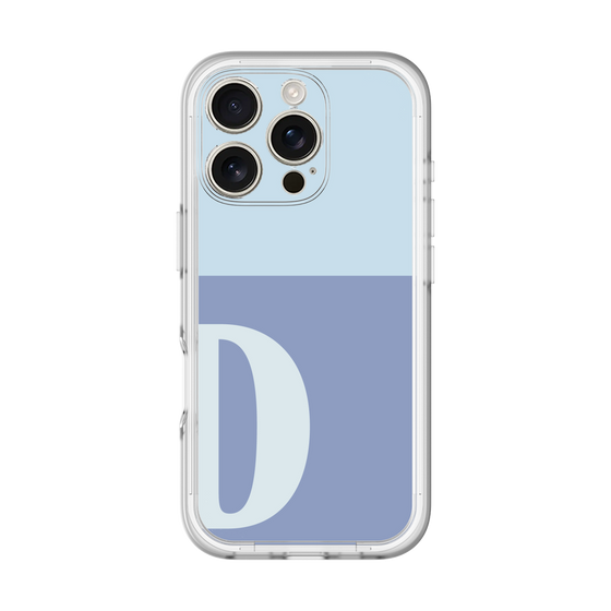 Slim Protection Premium Case［ オリジナル - initial two tone - D blue ］