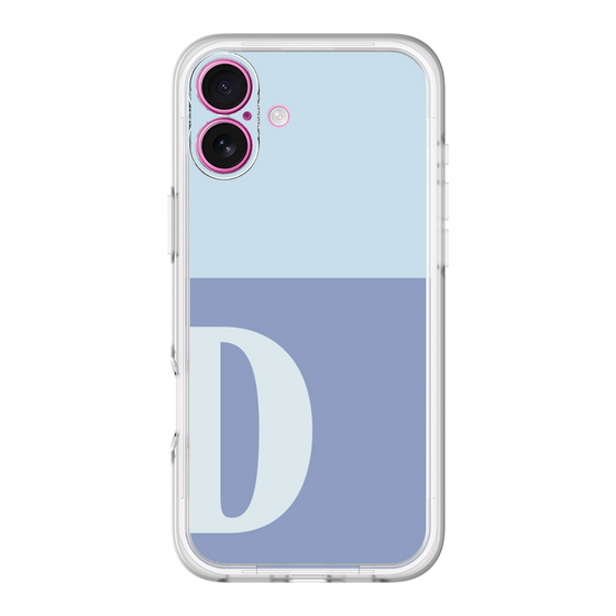 Slim Protection Premium Case［ オリジナル - initial two tone - D blue ］