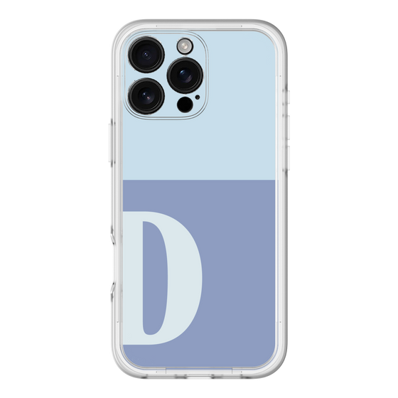Slim Protection Premium Case［ オリジナル - initial two tone - D blue ］