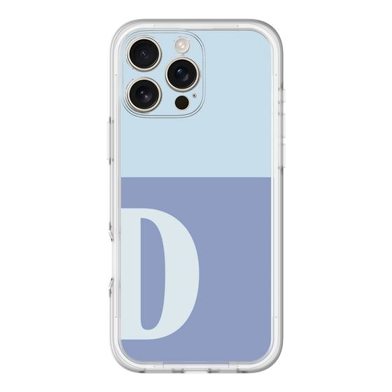Slim Protection Premium Case［ オリジナル - initial two tone - D blue ］