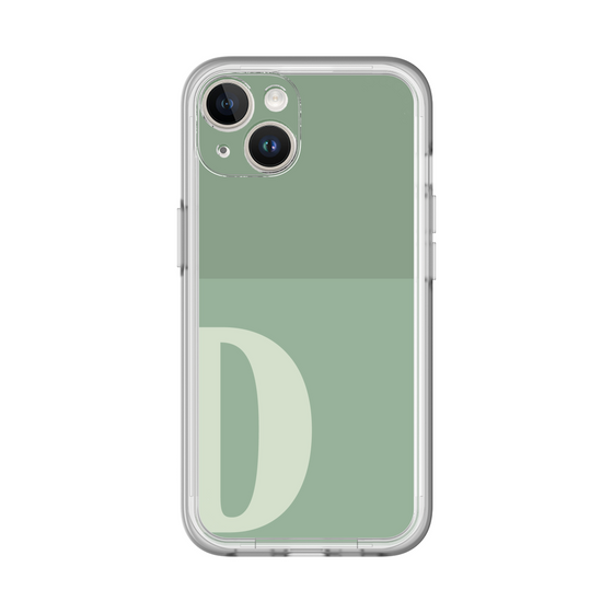 Slim Protection Premium Case［ オリジナル - initial two tone - D green ］