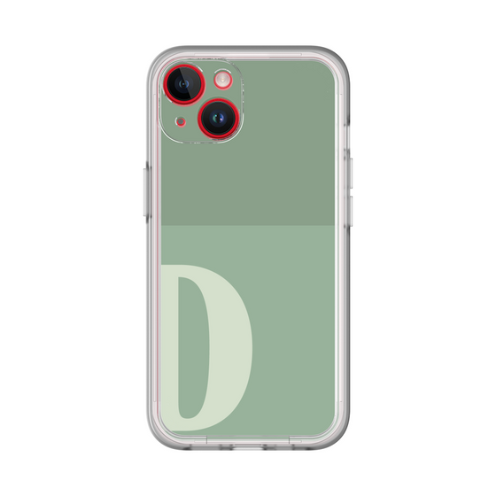Slim Protection Premium Case［ オリジナル - initial two tone - D green ］