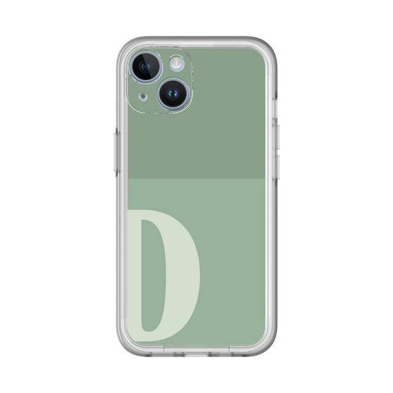 Slim Protection Premium Case［ オリジナル - initial two tone - D green ］