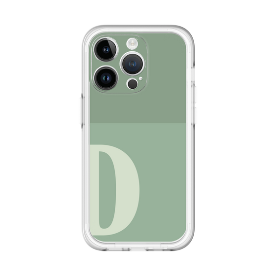 Slim Protection Premium Case［ オリジナル - initial two tone - D green ］