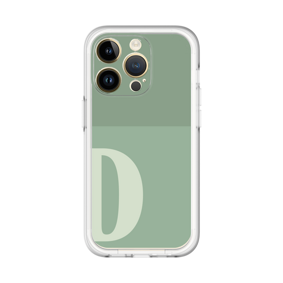Slim Protection Premium Case［ オリジナル - initial two tone - D green ］