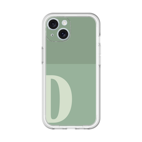 Slim Protection Premium Case［ オリジナル - initial two tone - D green ］