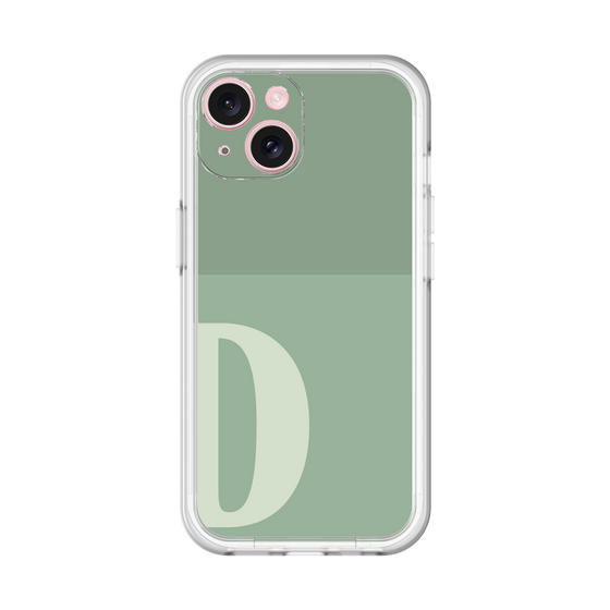 Slim Protection Premium Case［ オリジナル - initial two tone - D green ］