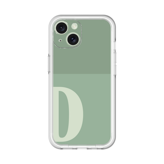 Slim Protection Premium Case［ オリジナル - initial two tone - D green ］