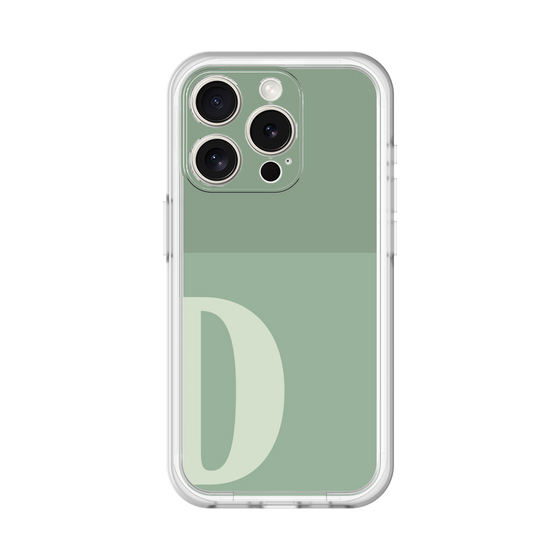 Slim Protection Premium Case［ オリジナル - initial two tone - D green ］