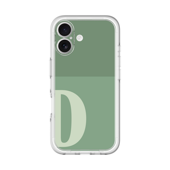 Slim Protection Premium Case［ オリジナル - initial two tone - D green ］