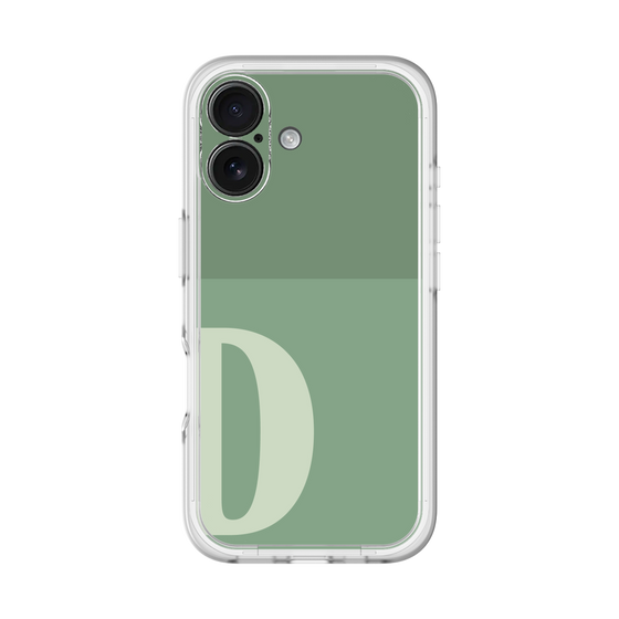 Slim Protection Premium Case［ オリジナル - initial two tone - D green ］