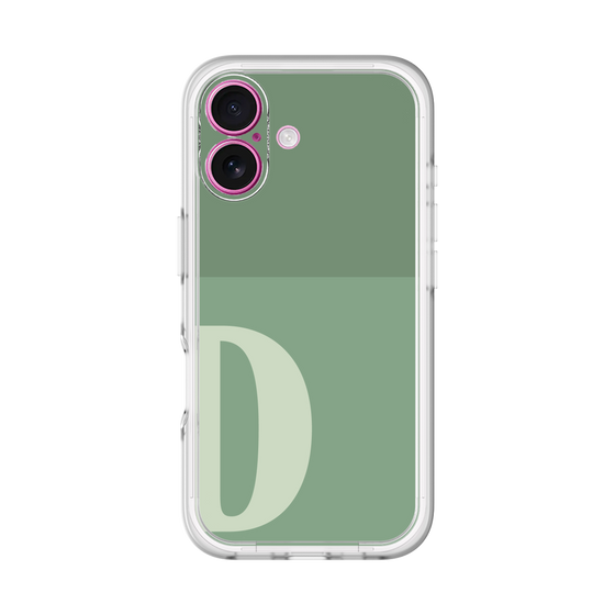 Slim Protection Premium Case［ オリジナル - initial two tone - D green ］