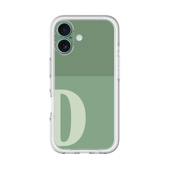 Slim Protection Premium Case［ オリジナル - initial two tone - D green ］