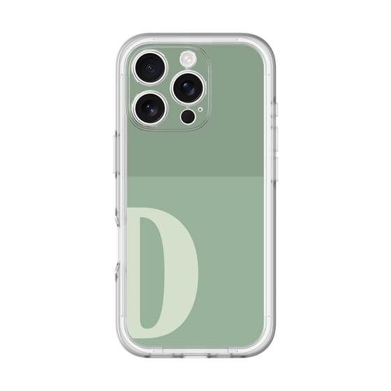 Slim Protection Premium Case［ オリジナル - initial two tone - D green ］