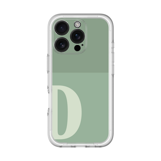 Slim Protection Premium Case［ オリジナル - initial two tone - D green ］