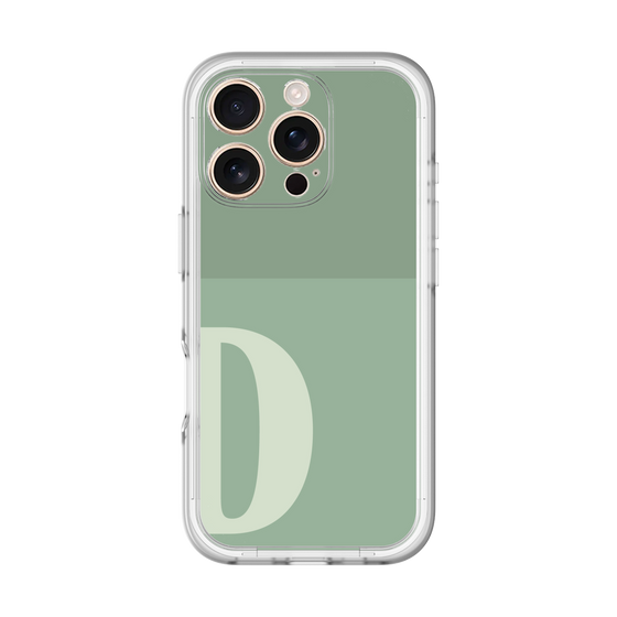 Slim Protection Premium Case［ オリジナル - initial two tone - D green ］