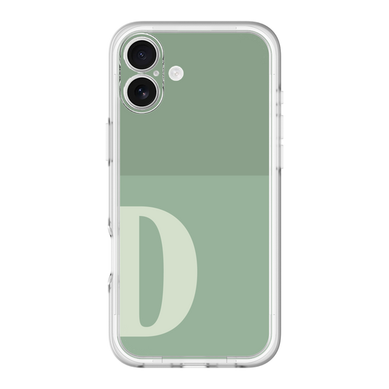 Slim Protection Premium Case［ オリジナル - initial two tone - D green ］