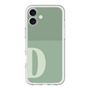 Slim Protection Premium Case［ オリジナル - initial two tone - D green ］
