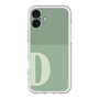 Slim Protection Premium Case［ オリジナル - initial two tone - D green ］
