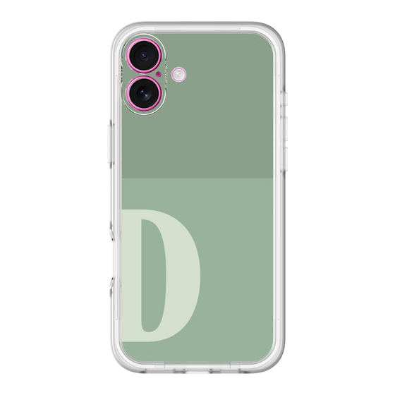 Slim Protection Premium Case［ オリジナル - initial two tone - D green ］