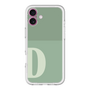 Slim Protection Premium Case［ オリジナル - initial two tone - D green ］