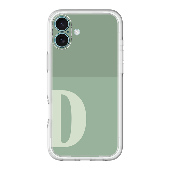 Slim Protection Premium Case［ オリジナル - initial two tone - D green ］