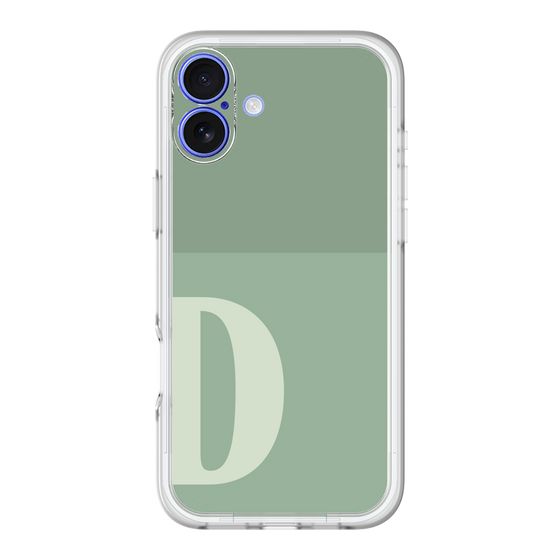 Slim Protection Premium Case［ オリジナル - initial two tone - D green ］