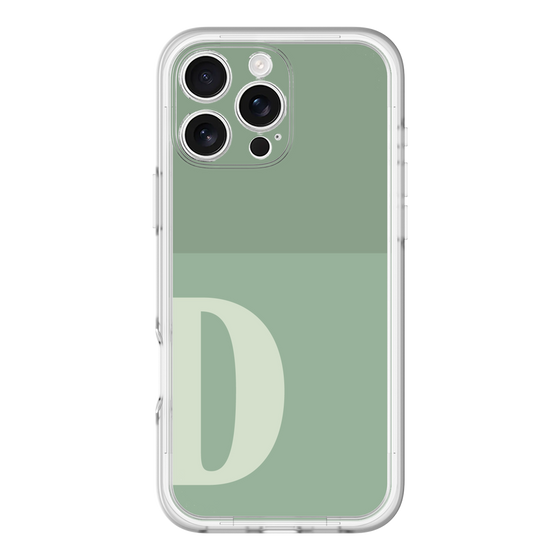 Slim Protection Premium Case［ オリジナル - initial two tone - D green ］