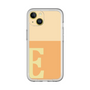 Slim Protection Premium Case［ オリジナル - initial two tone - E orange ］