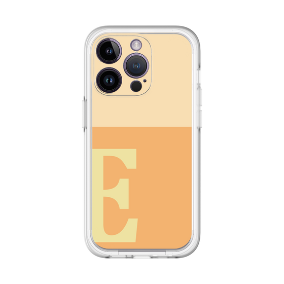 Slim Protection Premium Case［ オリジナル - initial two tone - E orange ］
