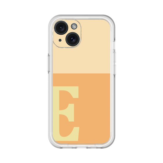 Slim Protection Premium Case［ オリジナル - initial two tone - E orange ］