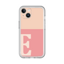 Slim Protection Premium Case［ オリジナル - initial two tone - E pink ］