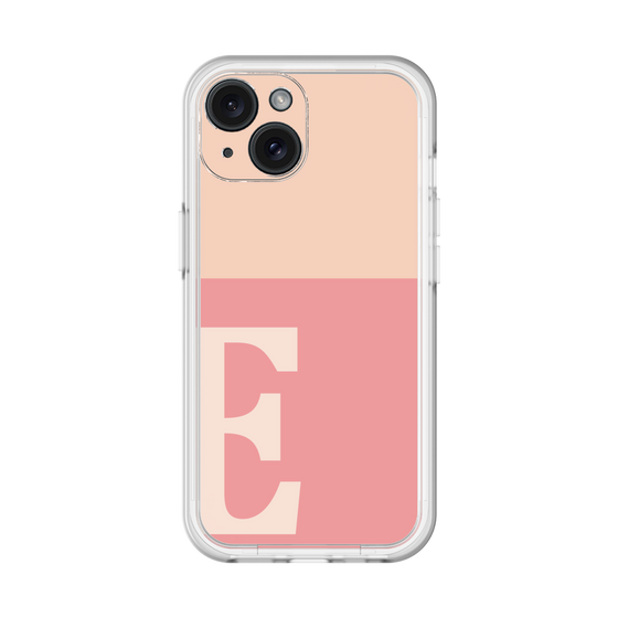 Slim Protection Premium Case［ オリジナル - initial two tone - E pink ］