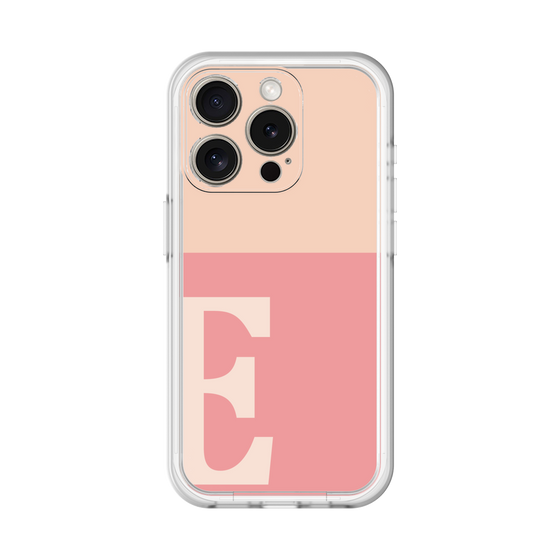 Slim Protection Premium Case［ オリジナル - initial two tone - E pink ］