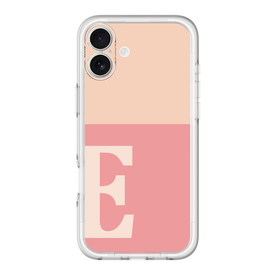 Slim Protection Premium Case［ オリジナル - initial two tone - E pink ］