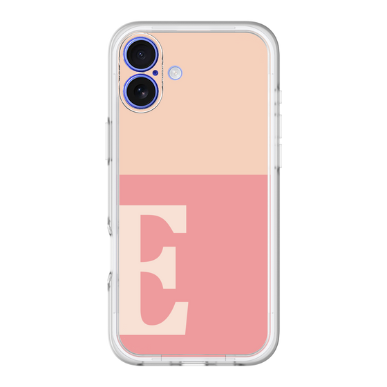 Slim Protection Premium Case［ オリジナル - initial two tone - E pink ］