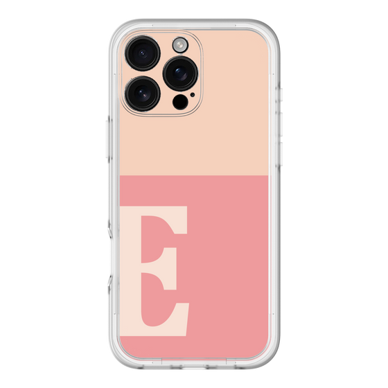Slim Protection Premium Case［ オリジナル - initial two tone - E pink ］