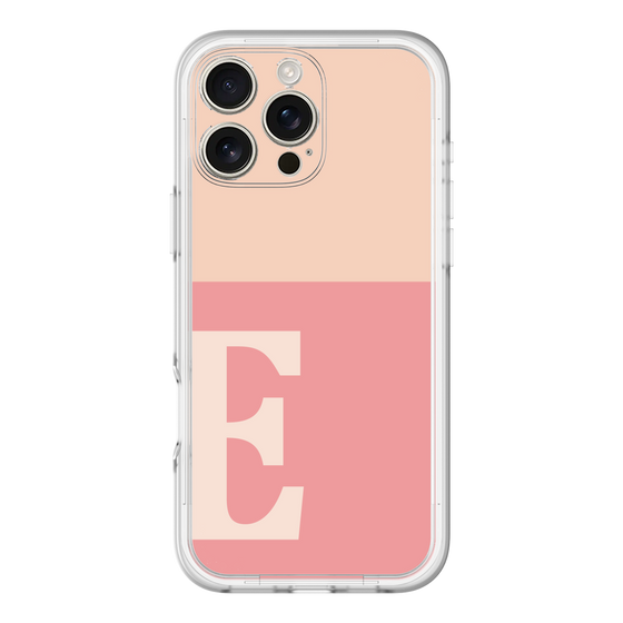 Slim Protection Premium Case［ オリジナル - initial two tone - E pink ］
