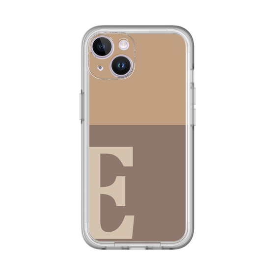 Slim Protection Premium Case［ オリジナル - initial two tone - E brown ］