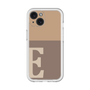 Slim Protection Premium Case［ オリジナル - initial two tone - E brown ］